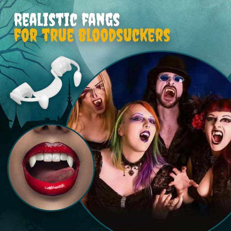 (Halloween Early Sale-50% OFF) Retractable Halloween Vampire Fangs