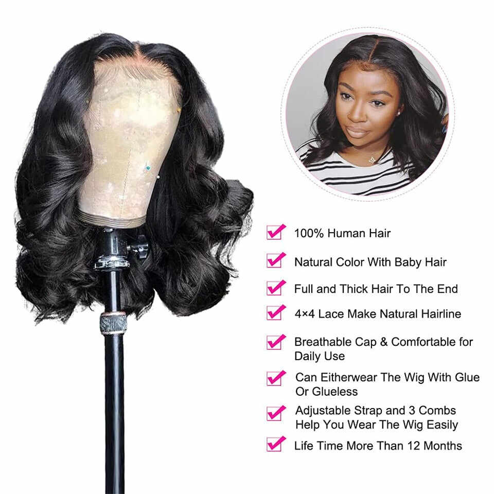 Verity Body Wave Bob Wig