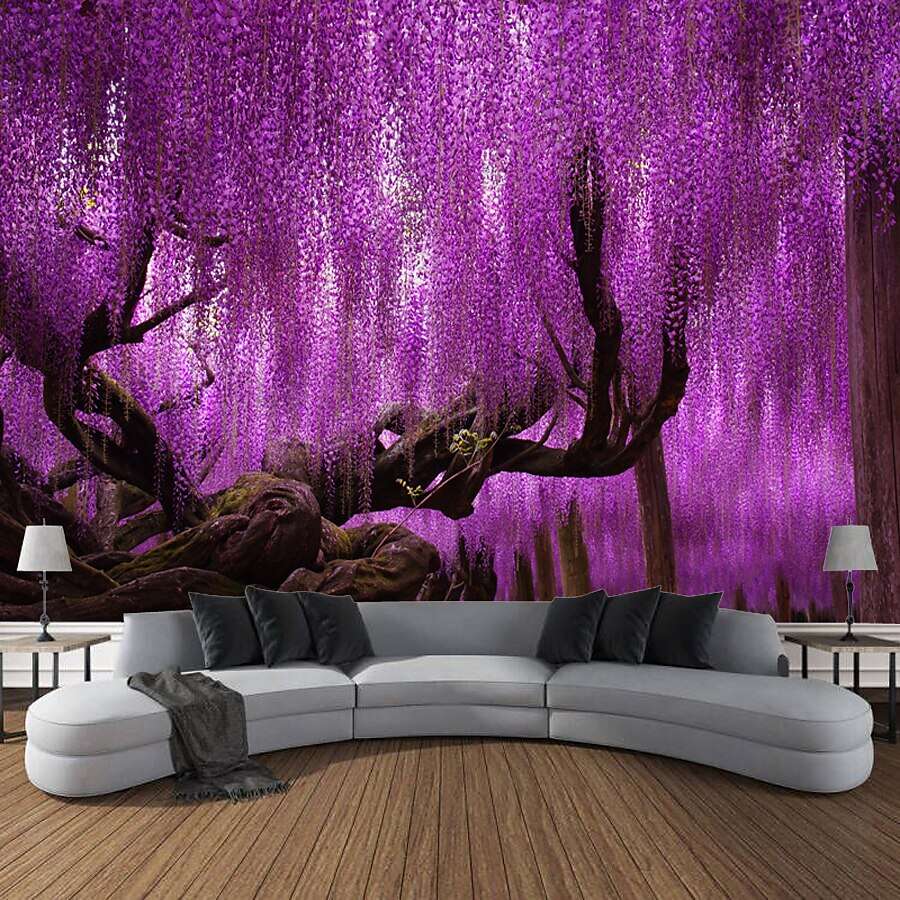 Landscape Forest Hanging Tapestry Wall Art Mural Decor Photograph Backdrop Blanket Curtain Home Bedroom Living Room Decoration