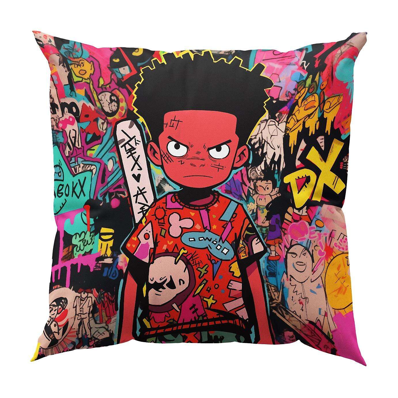 Graffiti Boy Pillow Cover 1PC