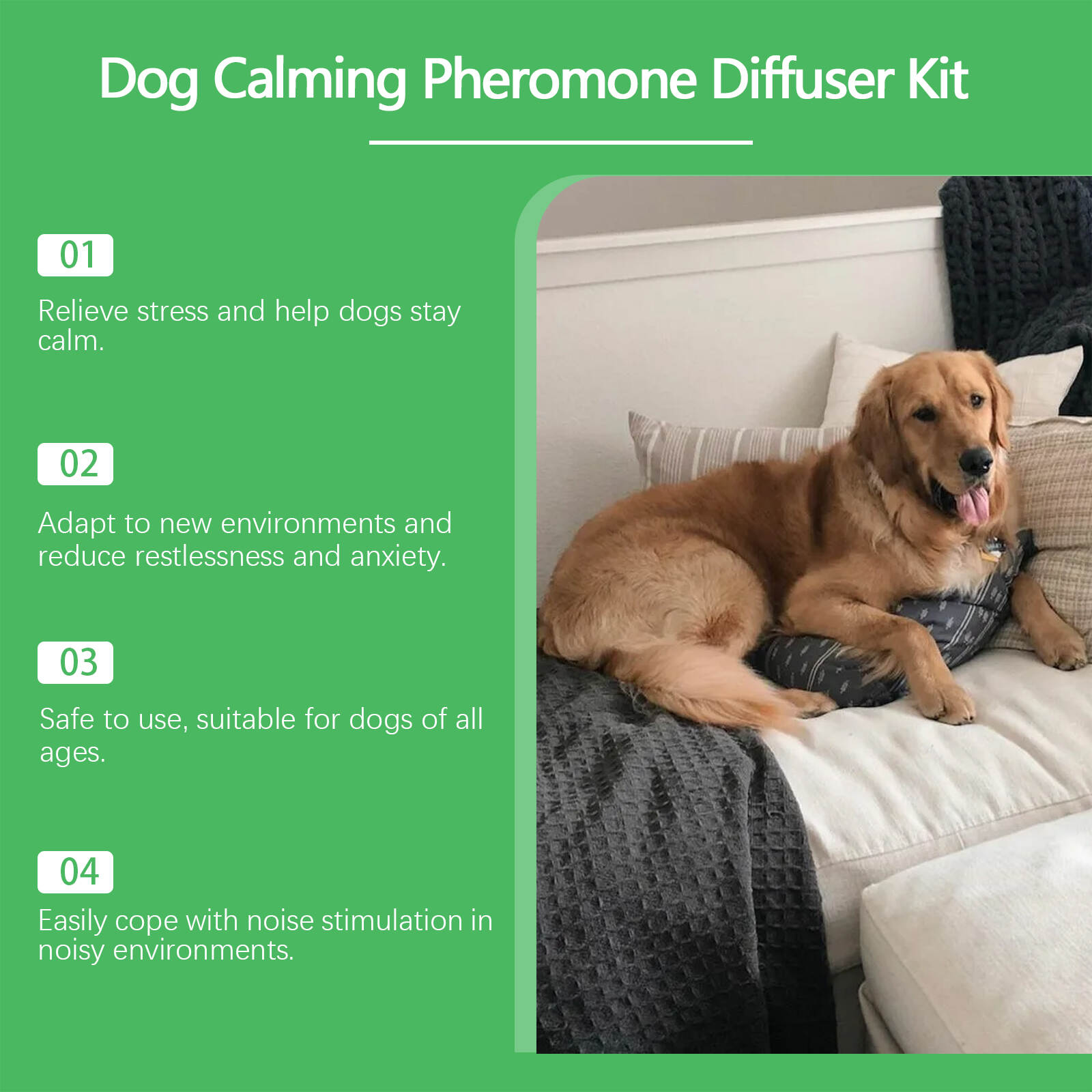 Dog Calming Pheromone Diffuser Kit