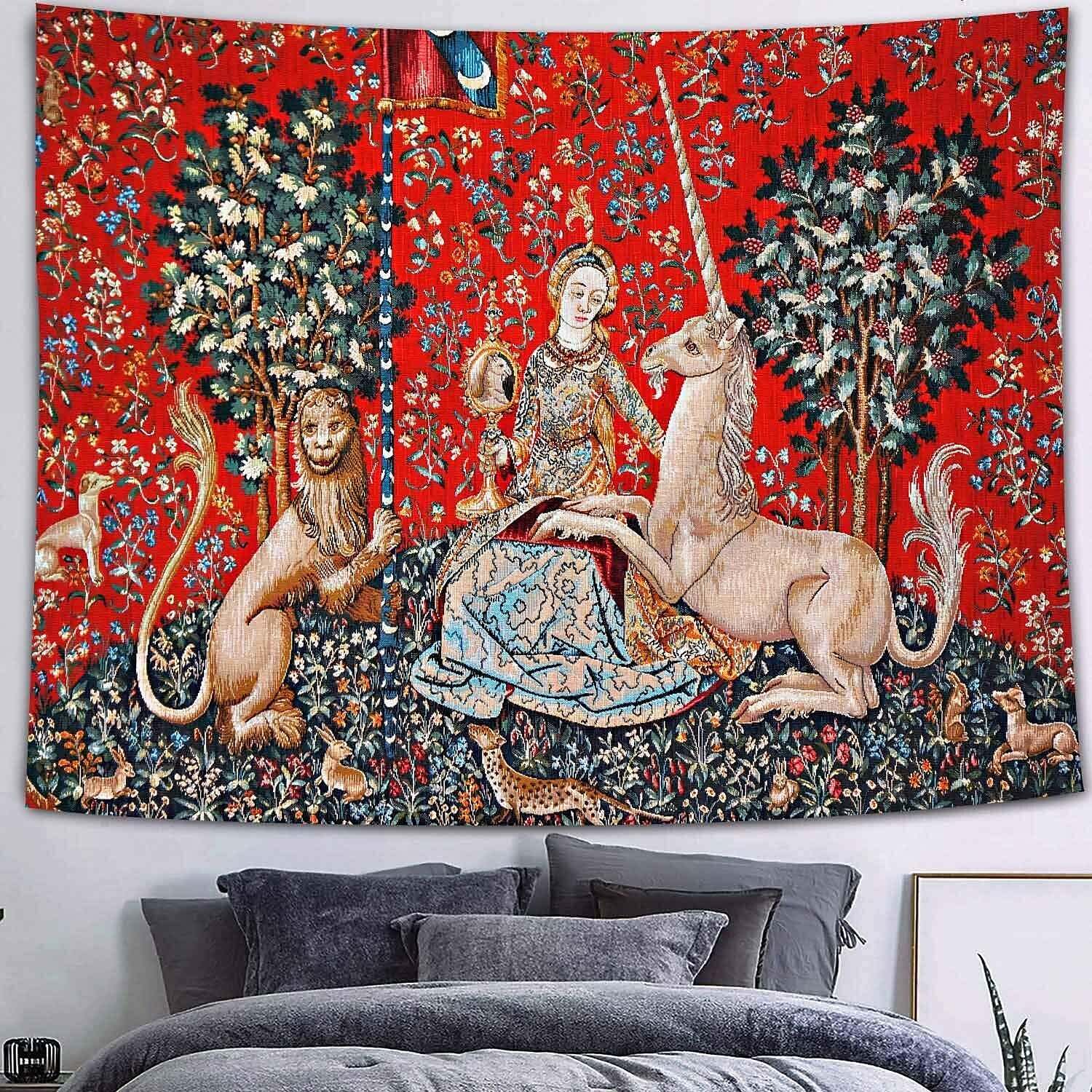 Medieval Princess Wall Tapestry Art Decor