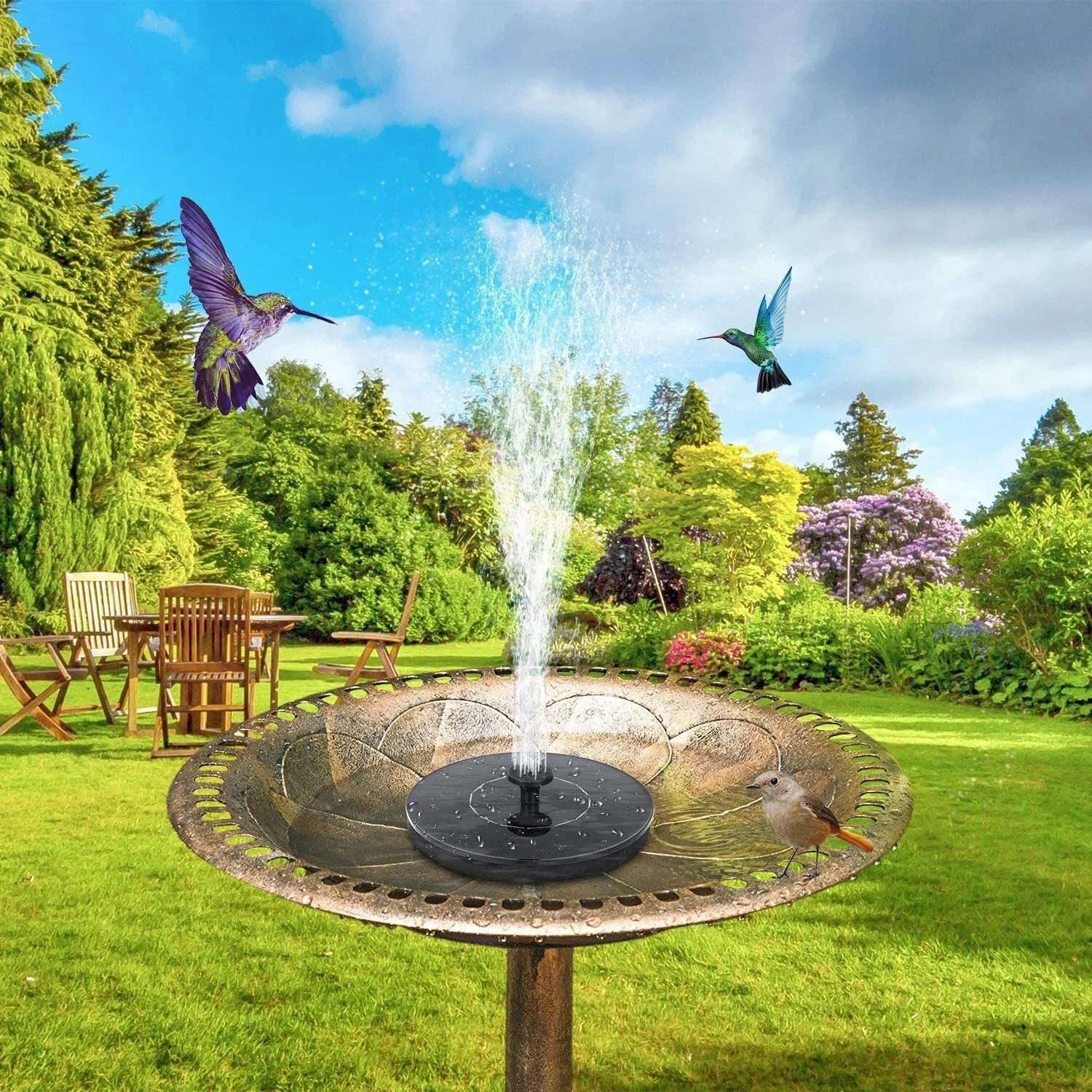 Last Day-75% OFF-Solar-Powered Bird Fountain Kit?