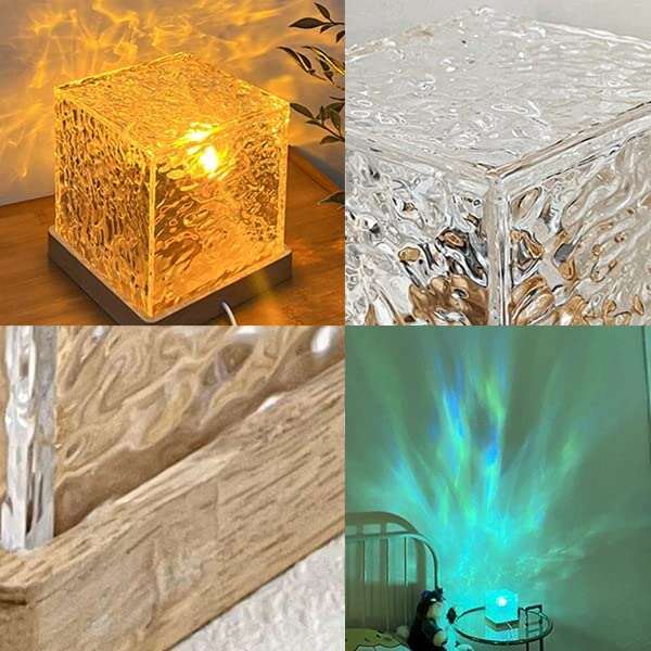 Dynamic Water Ripple Night Light - Ocean Wave Projector