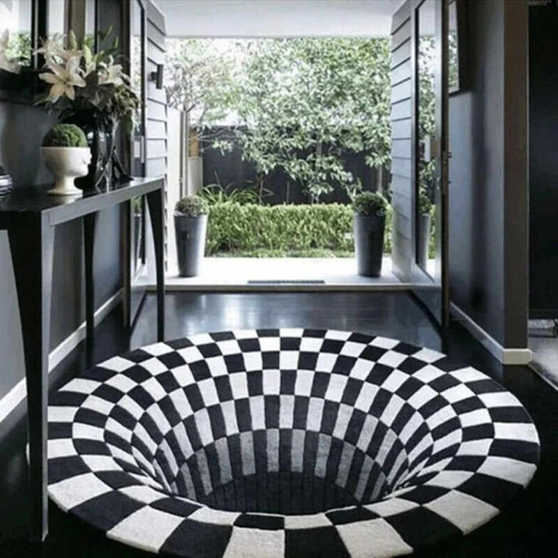 Vortex Illusion Rug 3D