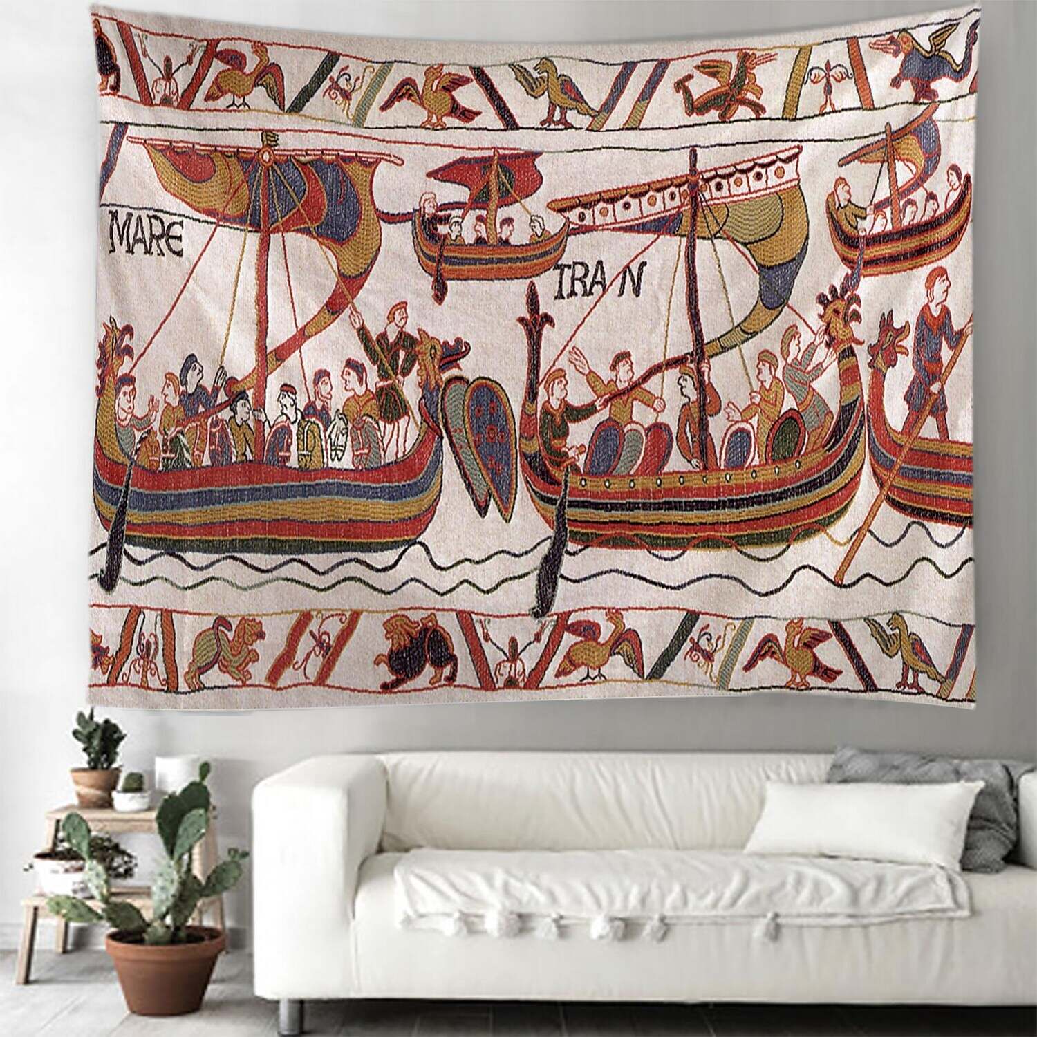 Bayeux Medieval Wall Tapestry Art Decor