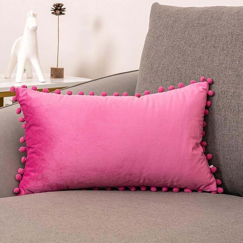 1pc Velvet  Sofa Pillow Cover