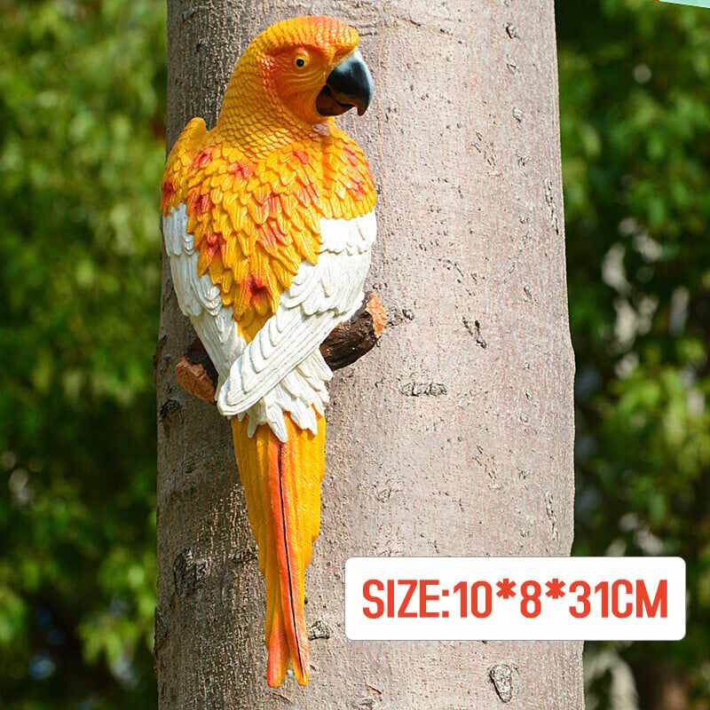Resin Parrot Bird Statue