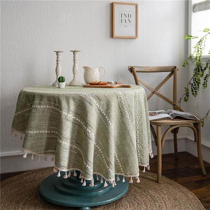 Pastoral Tablecloth Cotton Linen Fabric Table Cloth