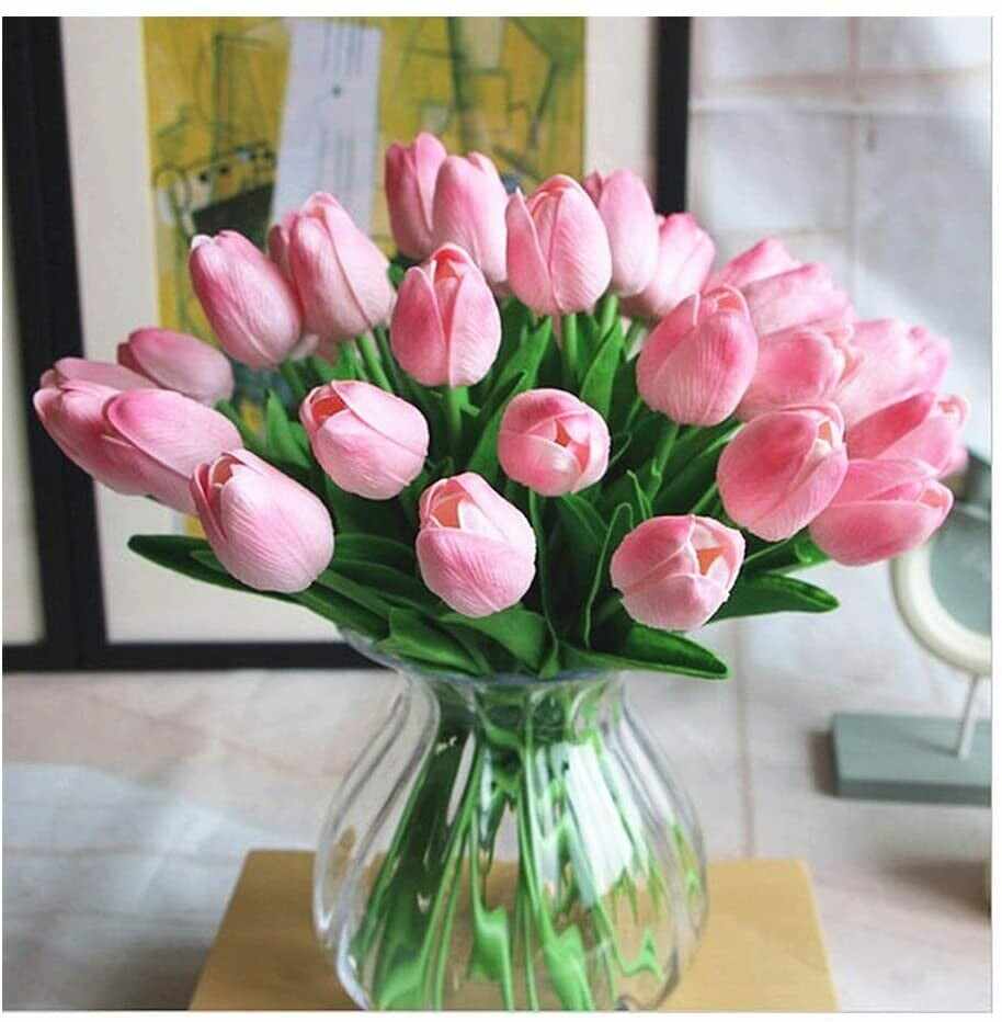 LAST Day Sale-70off-High Quality Artificial Latex Tulips