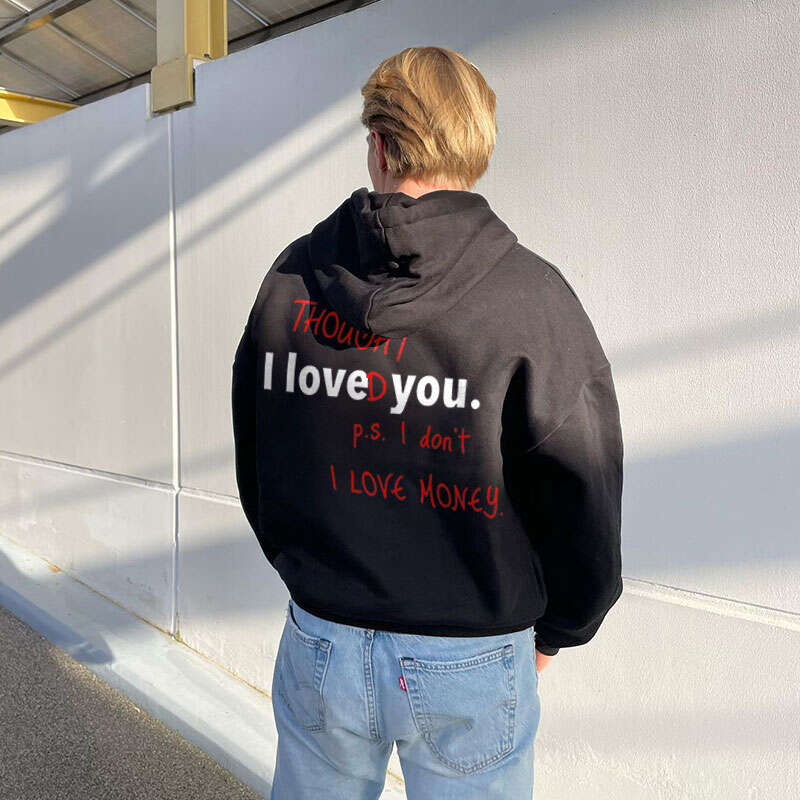 I Thought I Loved You,I Love Money Print Hoodie