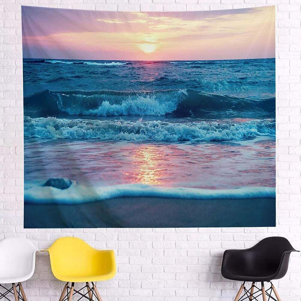 Beach Theme Wall Tapestry Art Decor Photograph Backdrop