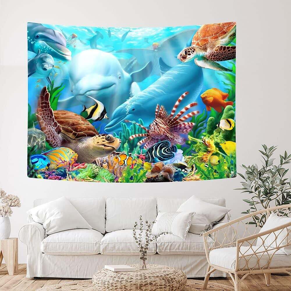 Ocean Wall Tapestry Art Decor