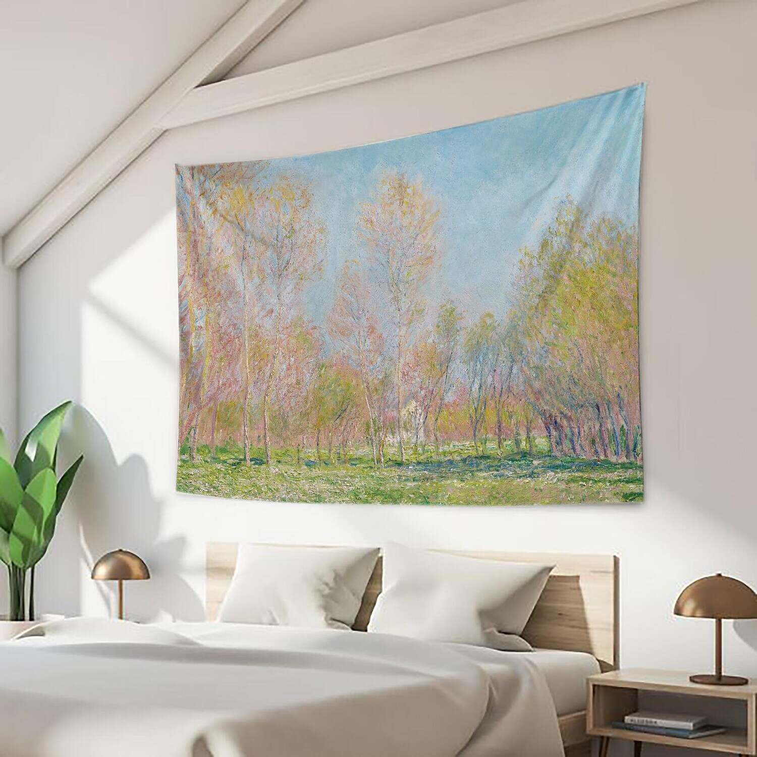 Oil Painting Forest Wall Tapestry Art Decor