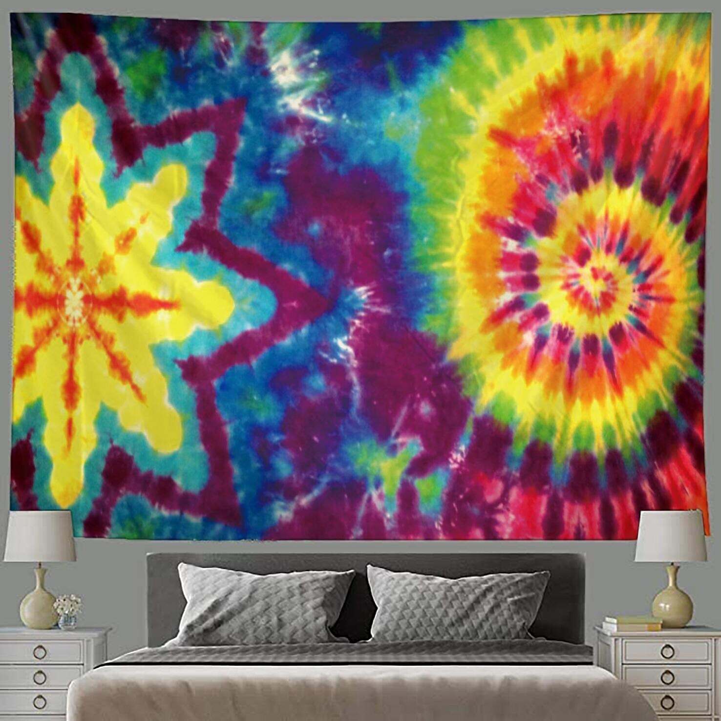 Tie-dye Style Wall Tapestry Art Decor Photograph Backdrop