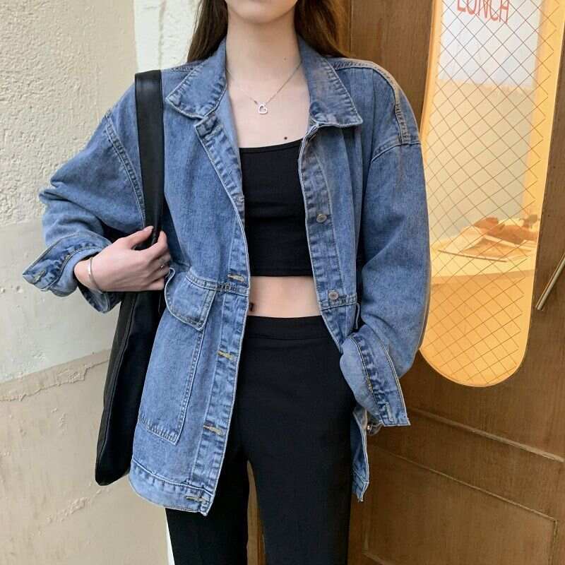 Denim Jacket Loose And Versatile