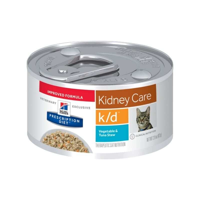 Hill's Prescription Diet - Feline k/d Kidney Care Vegetable & Tuna Stew 2.9oz