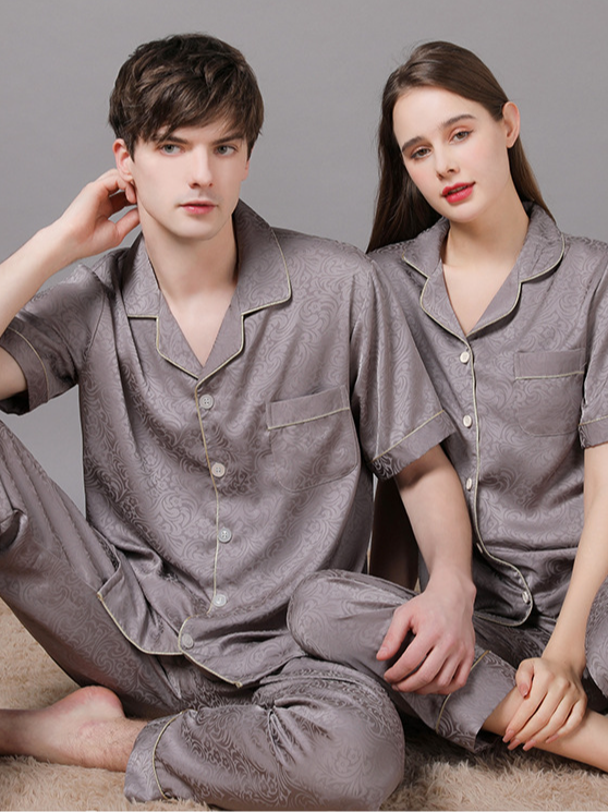 Regular Sleeve Others Casual Regular Fit Matching Couple Pajama Set