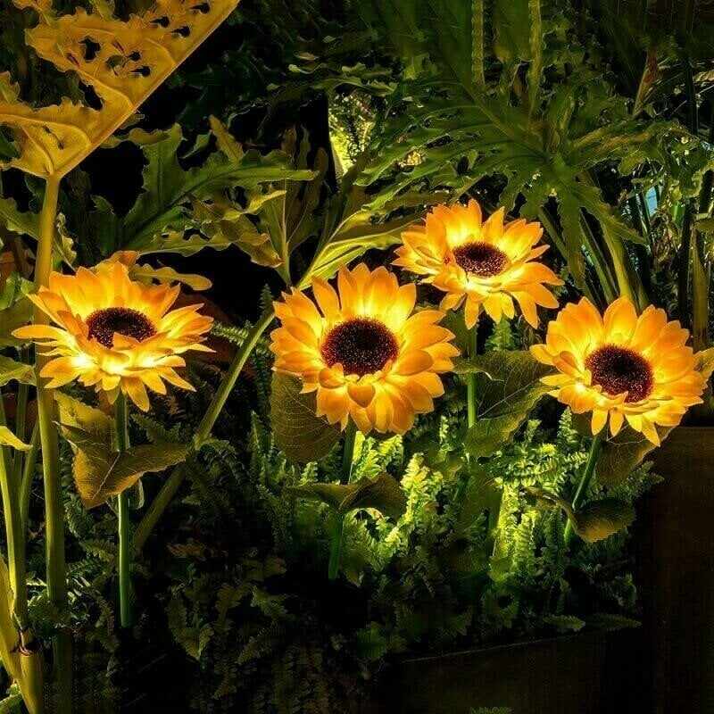 Last Day 49% OFF Solar Powered Sunflower Outdoor Garden Light