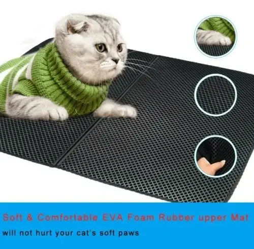 (🔥Last Day Promotion - 48% OFF) Foldable Cat Litter Mat - BUY 2 FREE SHIPPING