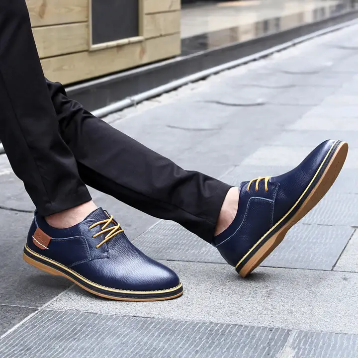 Vintage Business Casual Leather Shoes