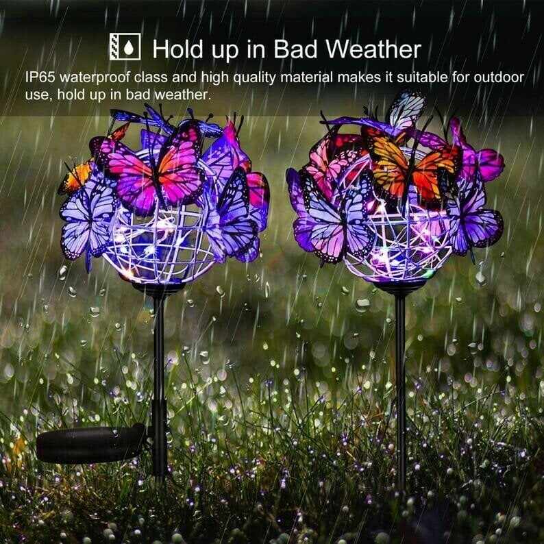 BIG SALE - 50% OFFSolar Stake Lights Butterflies Decor Lights ( BUY 1 GET 1 FREE )