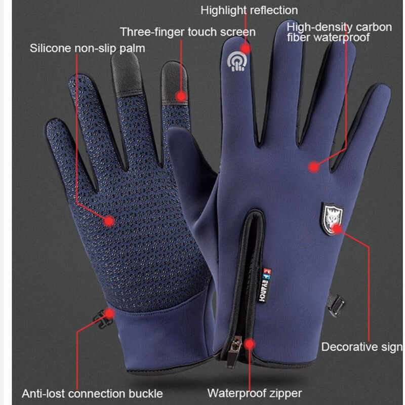 Unisex  Winter Thermal Gloves Waterproof