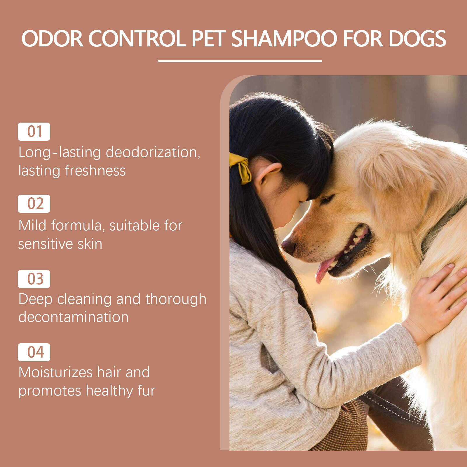 Odor Control Pet Shampoo For Dogs