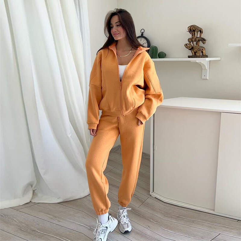 New arrival- 50% OFF -High-Neck Casual Sportswear 2-piece setMust  (BUY 2 FREE SHIPPING)