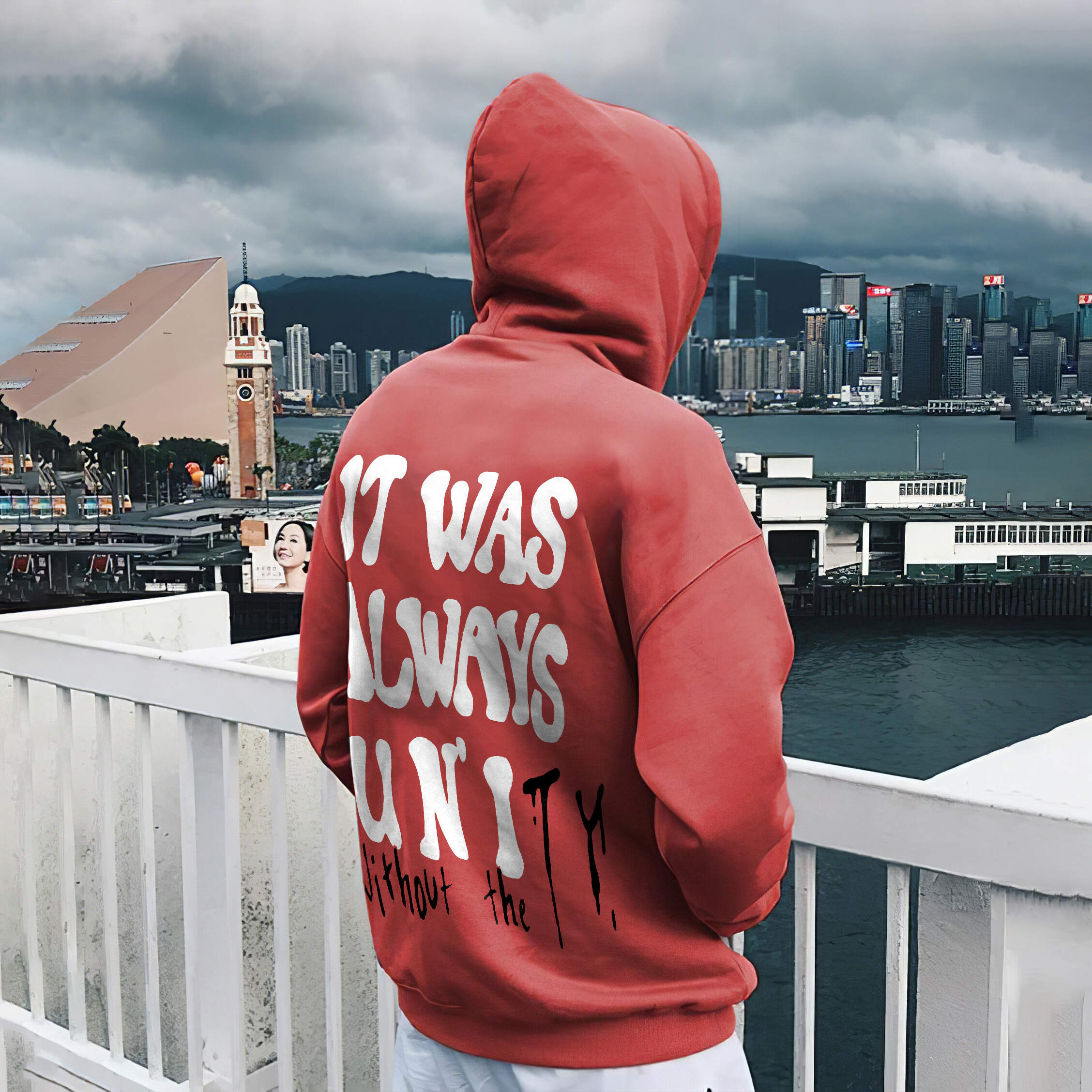 It Was Always Without Unity Print Hoodie