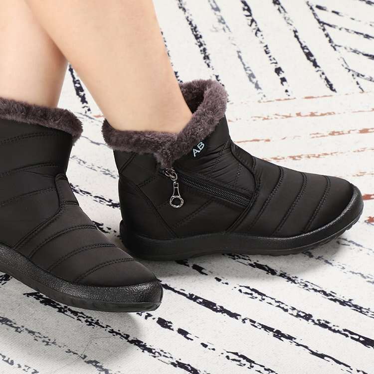 Women's Warm Waterproof Snow Boots