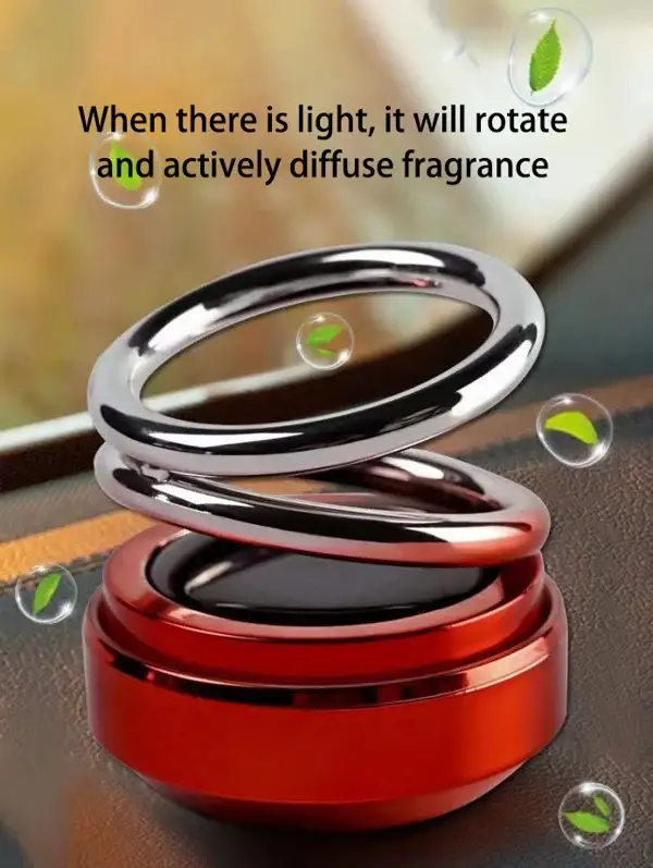 ✨Hot sale✨Solar Rotating Car Aroma Diffuser