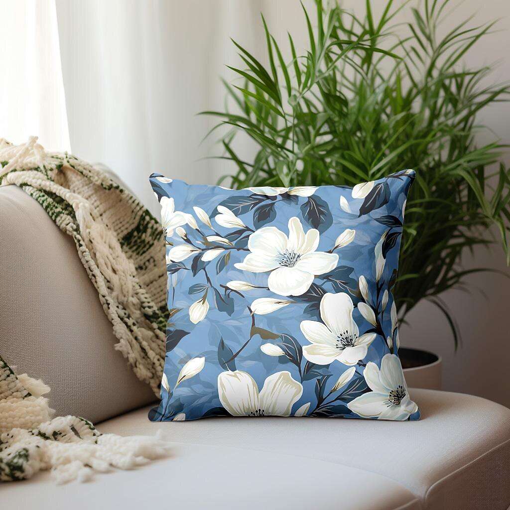 Floral Plant Pillow Cover 1PC