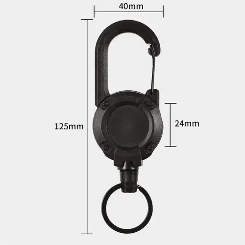 Outdoor Automatic Retractable Wire Rope Luya Anti-theft Tactical Keychain (🔥BUY 2 GET 1 FREE)