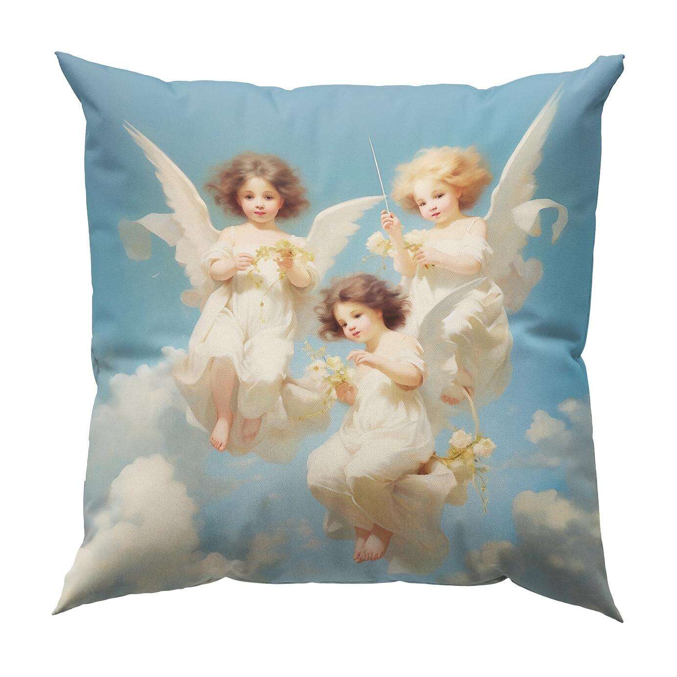 Renaissance Angels Double Side Pillow Cover 4PC