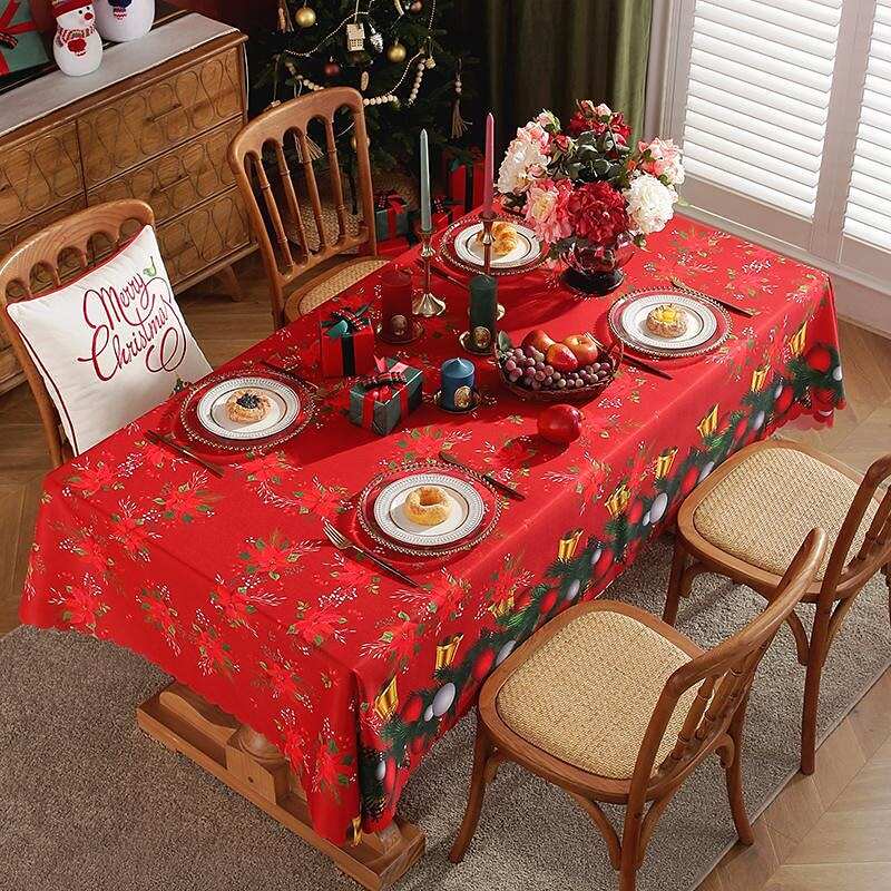 Christmas Decoration Rectangle Tablecloth