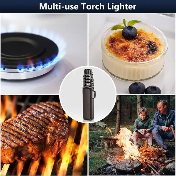 🎁Christmas Pre-Sale 49% OFF-🔥Windproof Straight Torch Blue Flame Lighter