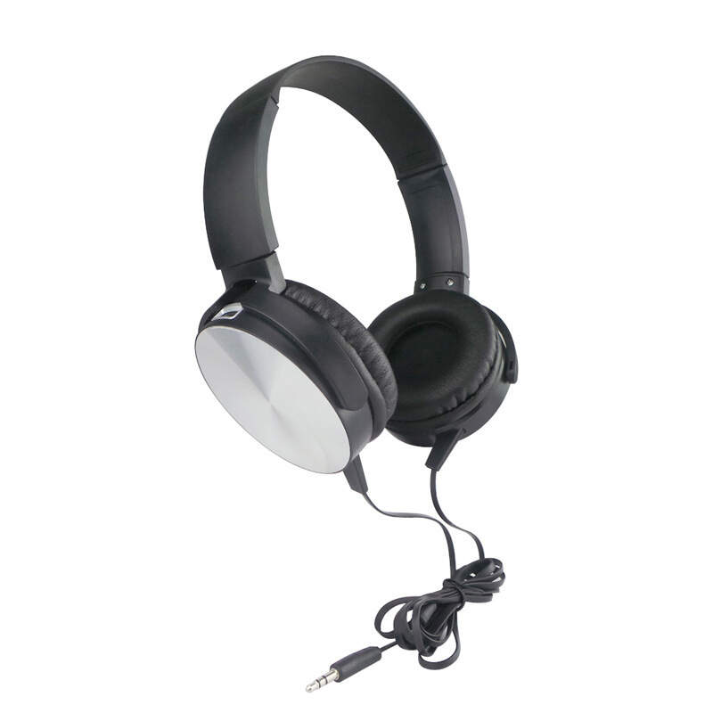 lx 202 over ear wired headphones