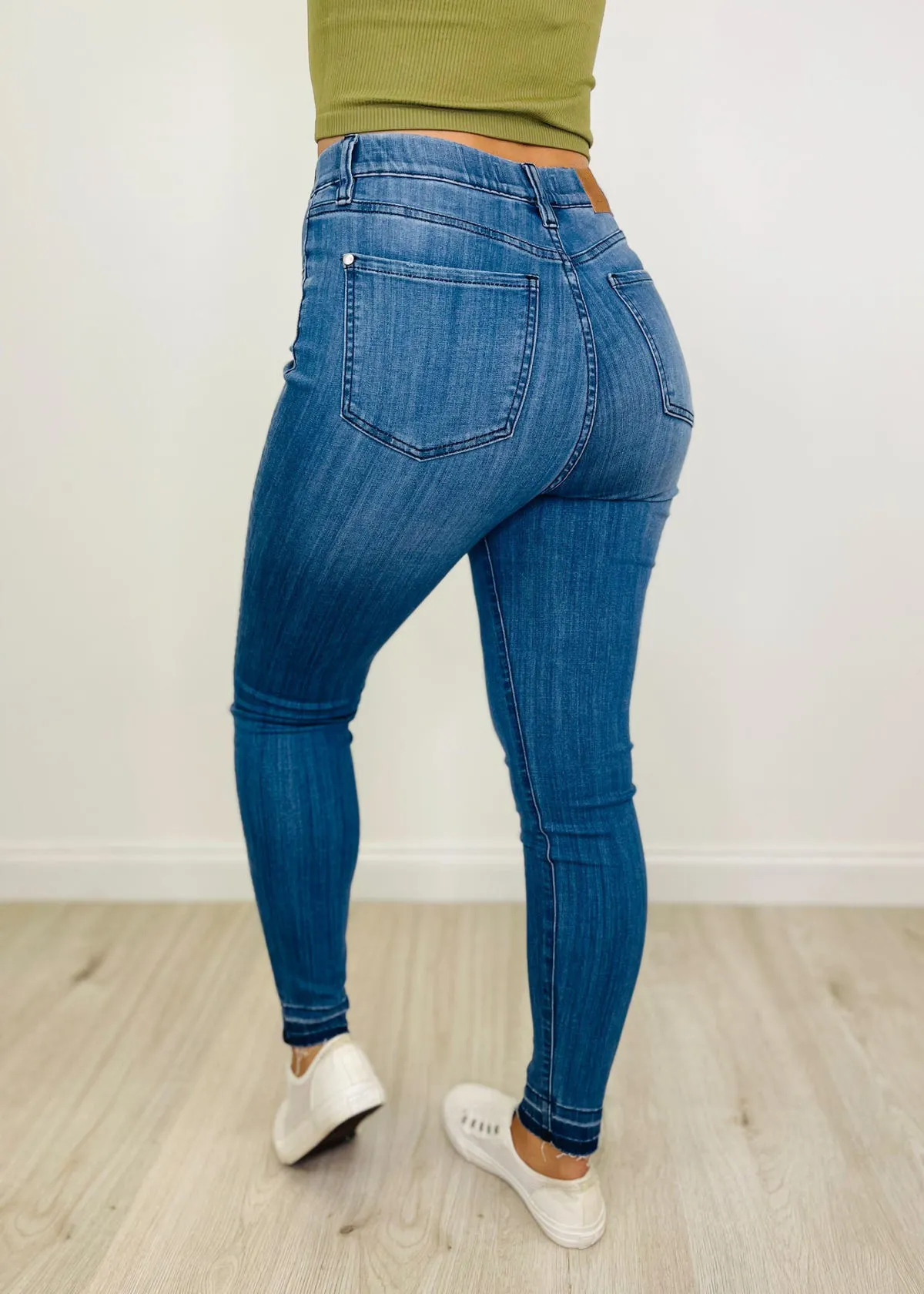 LAST DAY 70% OFF-Judy Blue Pull On Skinny Jeans (Buy 2 Free Shipping)