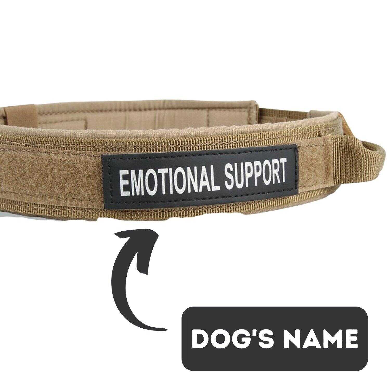 Personalized Tactical Collar With Handle