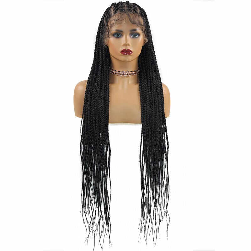 ombre knotless box braid frontal wig