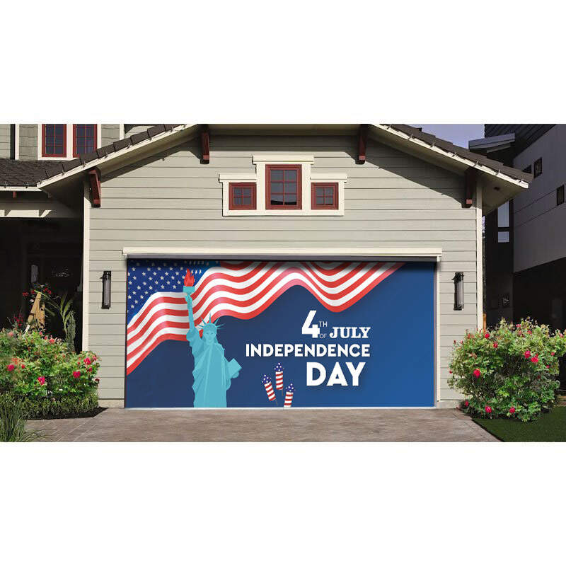 Patriotic Garage Door Mural