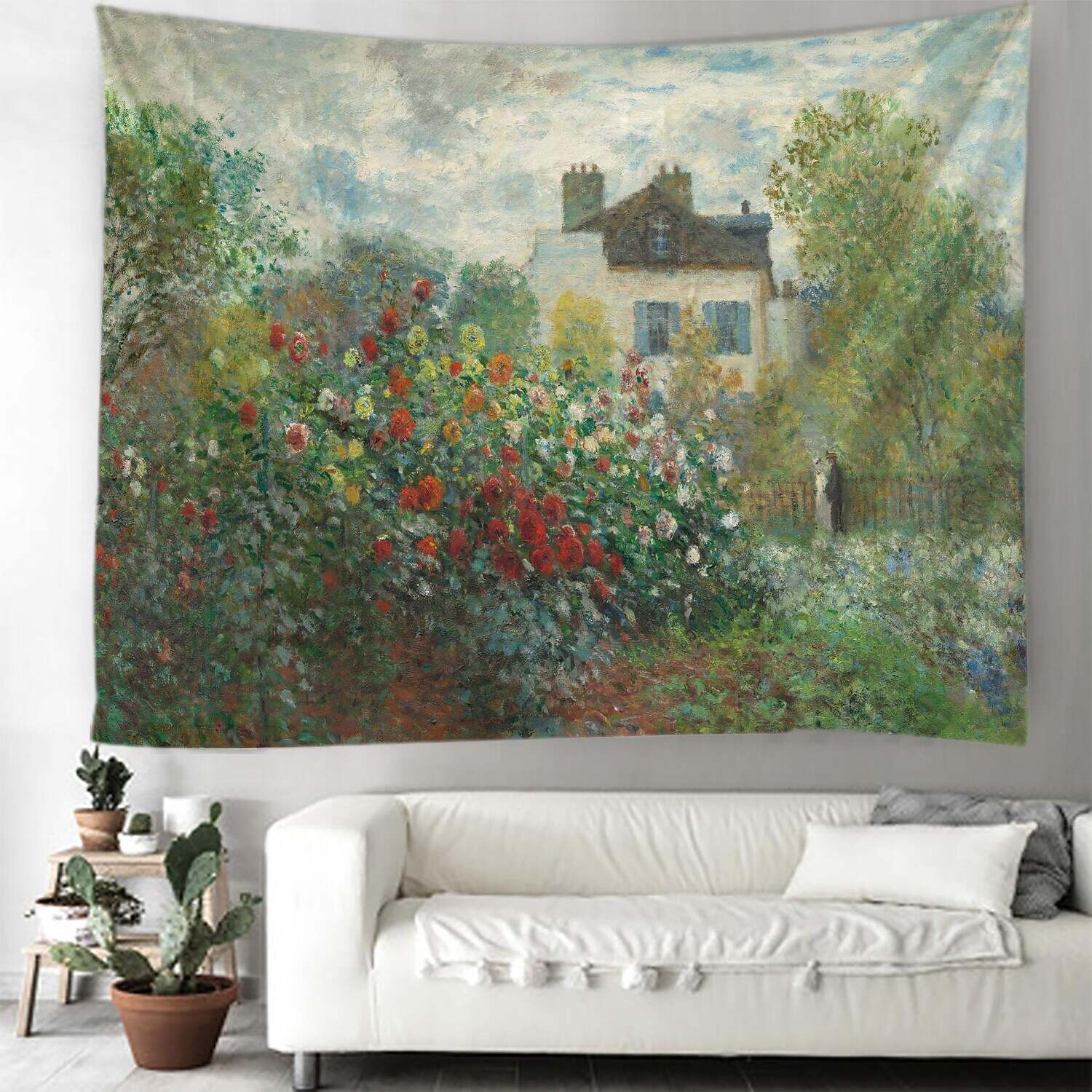 Oil Painting Floral Wall Tapestry Art Decor