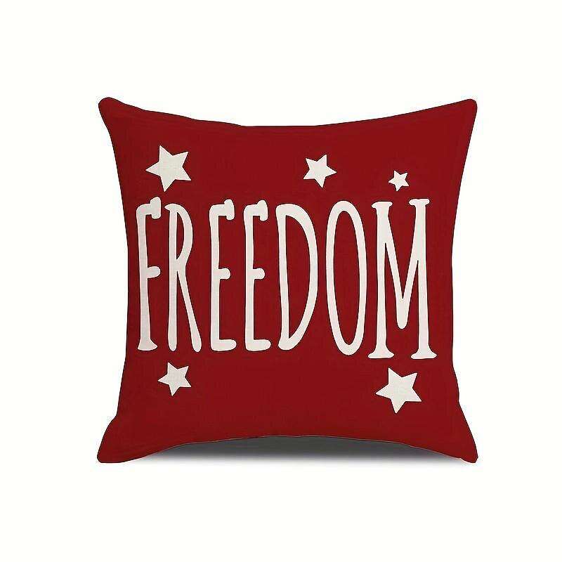 Independence Day Double Side Pillow Cover 4PC Soft Decorative Square Cushion Case Pillowcase for Bedroom Livingroom Sofa Couch Chair