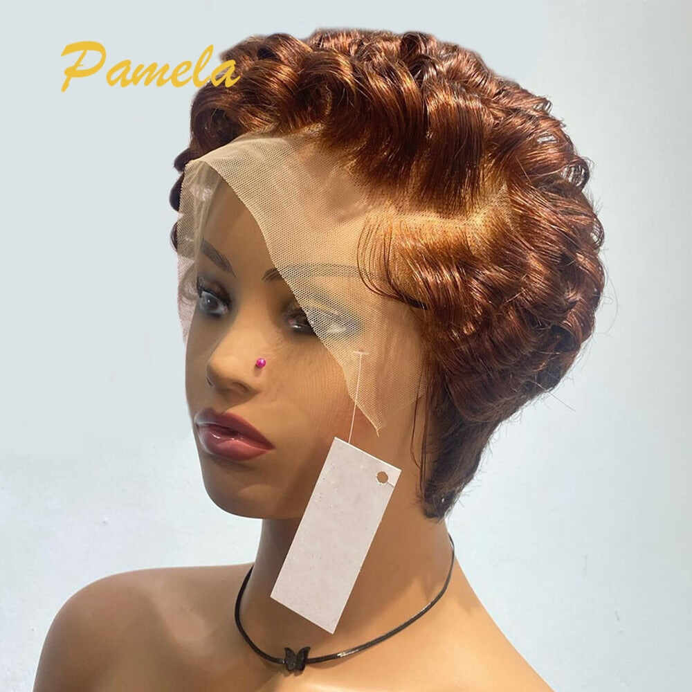 Pamela 13x4 Reddish Brown Short Bob