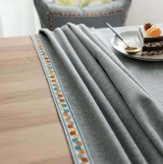 Rectangular Tablecloth Waterproof Cotton Linen Table Cloth Cover