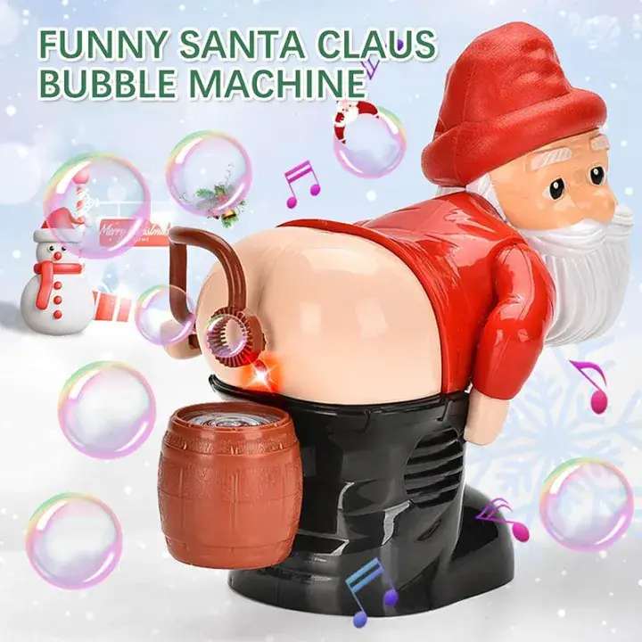 🔥HOT SALE 49% OFF-Funny Santa Bubble Blowing Machine