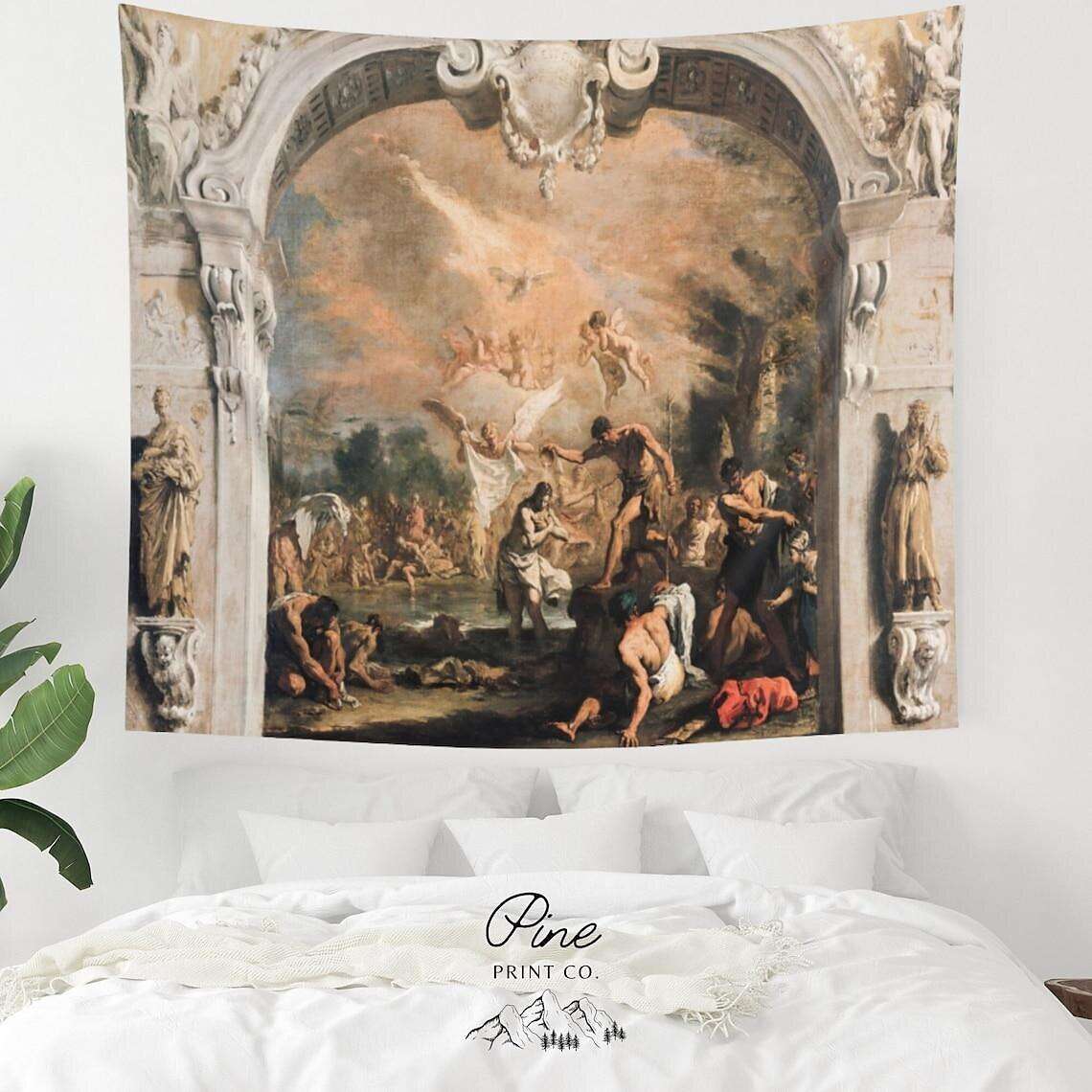 Versailles Paris France Hercules Renaissance Wall Tapestry Wall Murals Artwork Painting Design