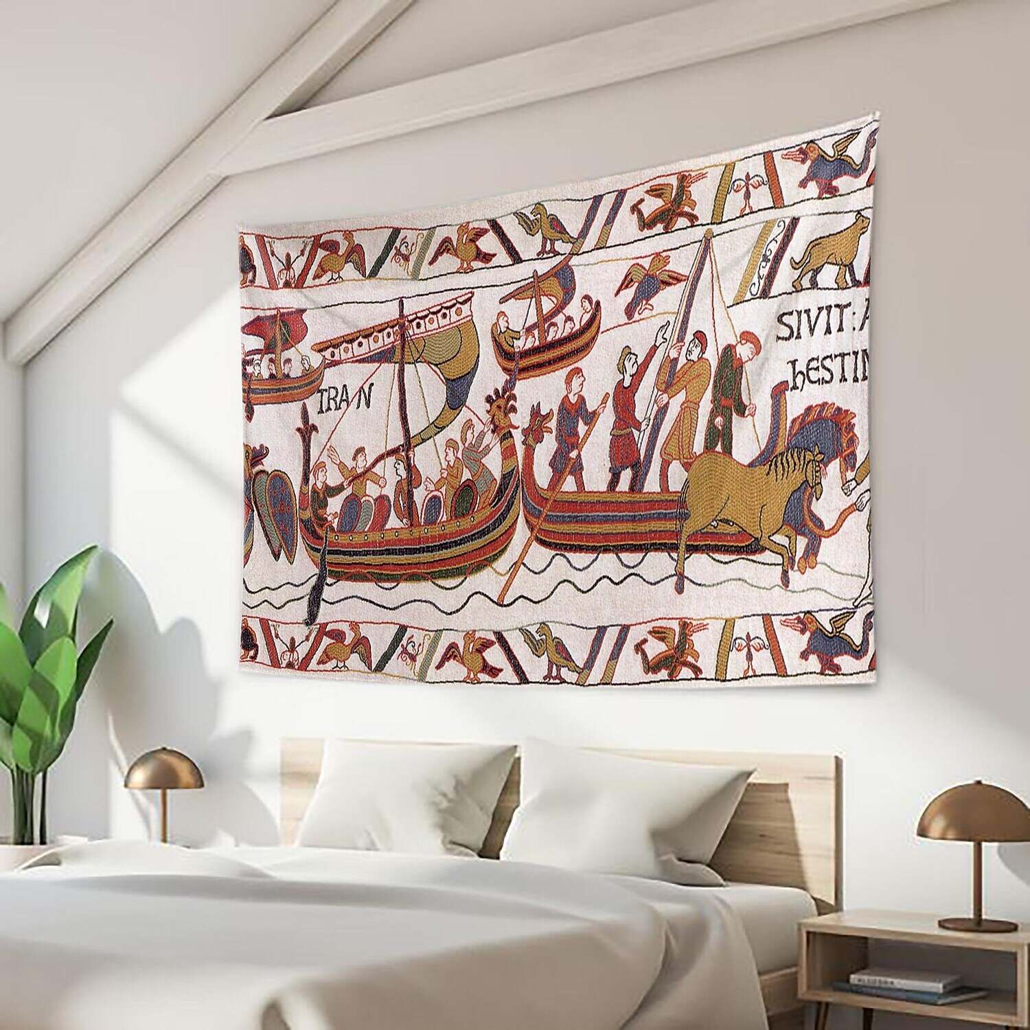 Bayeux Medieval Wall Tapestry Art Decor