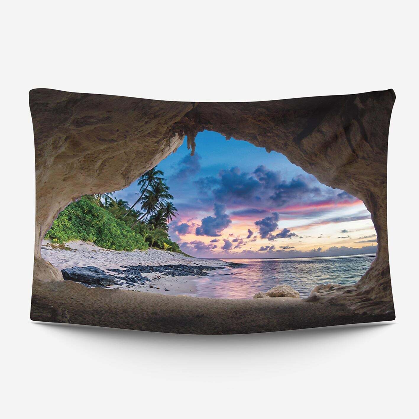 Natural Large Wall Tapestry Cave Art Decor